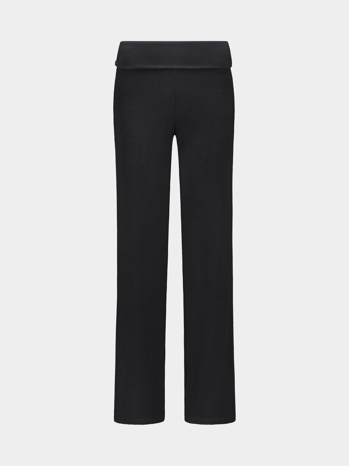 Foldover Straight Leg Trousers