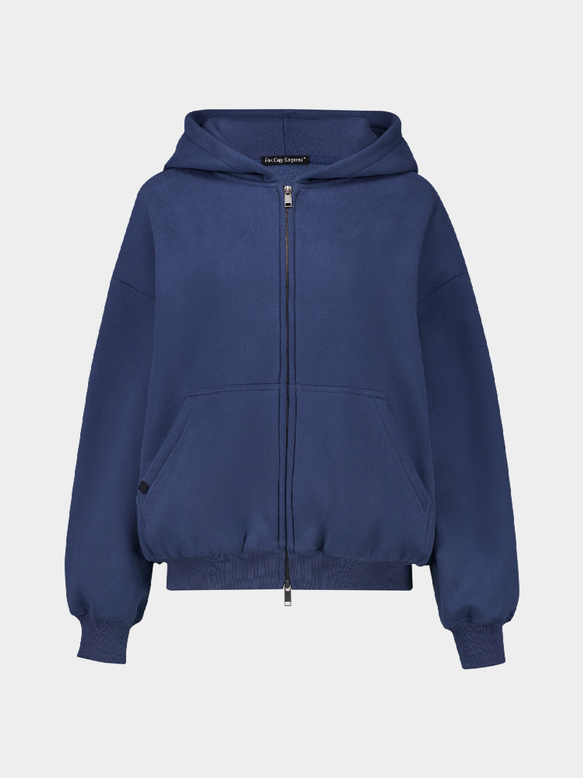 Oversized Fleece Zip Up Hoodie