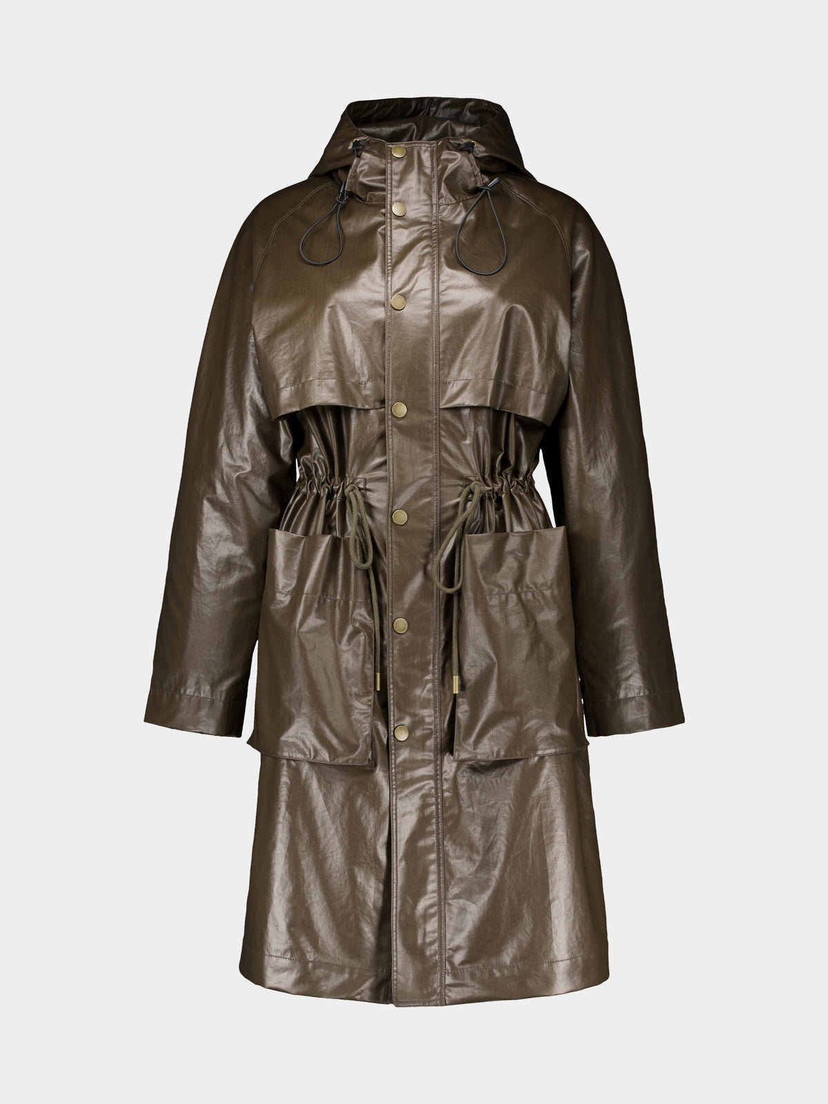 Waxed Trench Coat