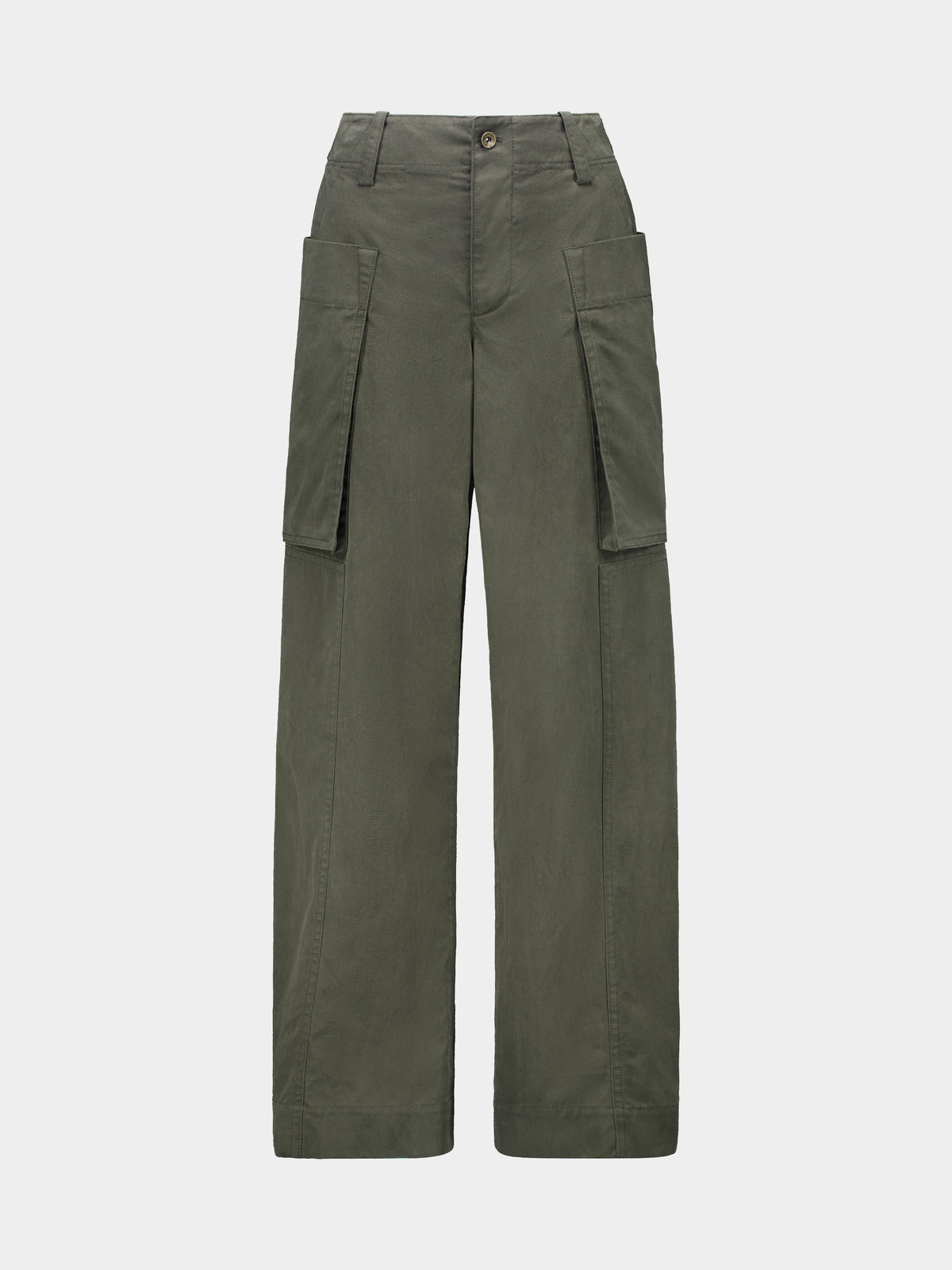 Oversized Pocket Wide Leg Cargo Trousers