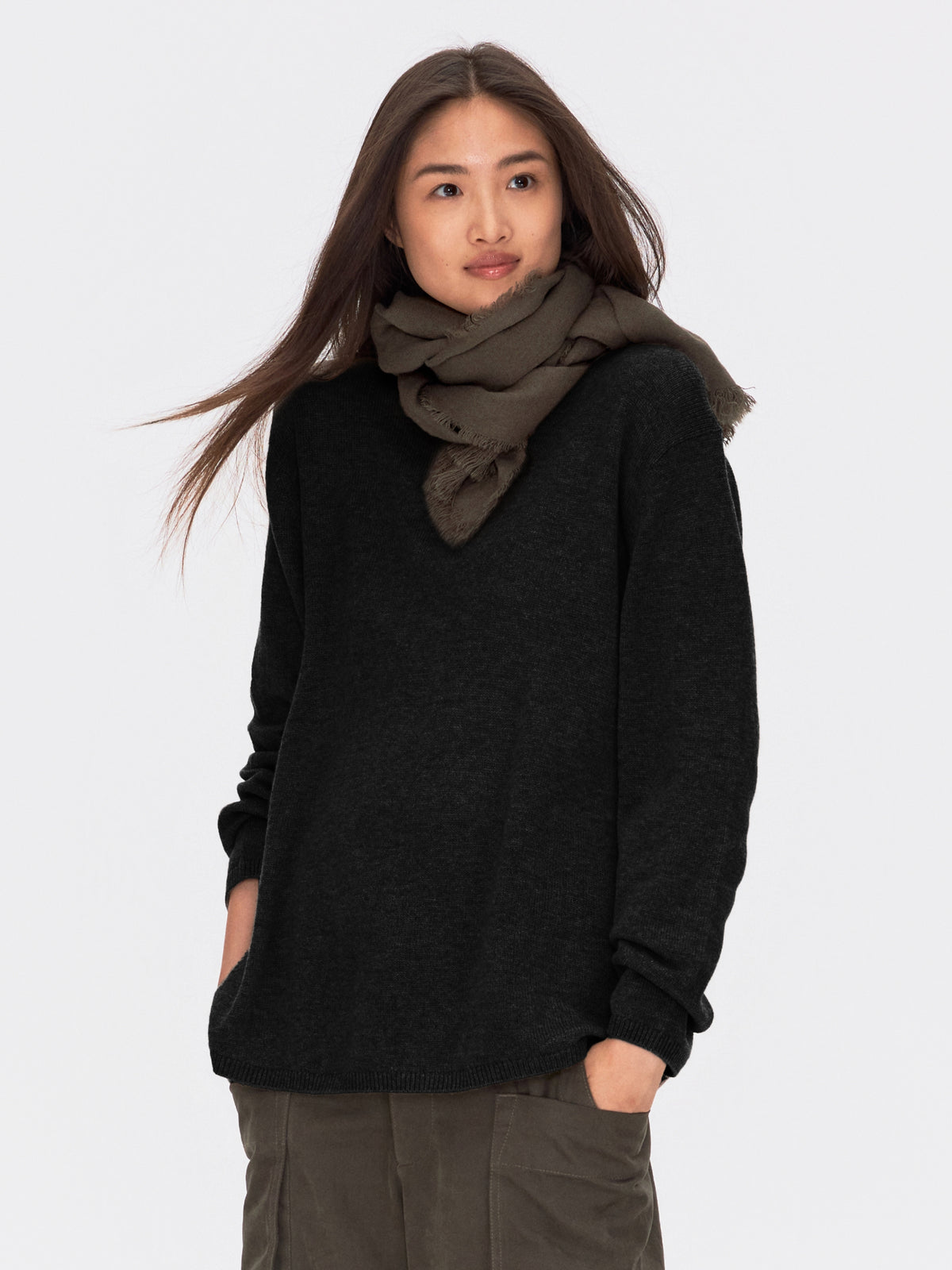 Wool Cashmere Classic Pullover