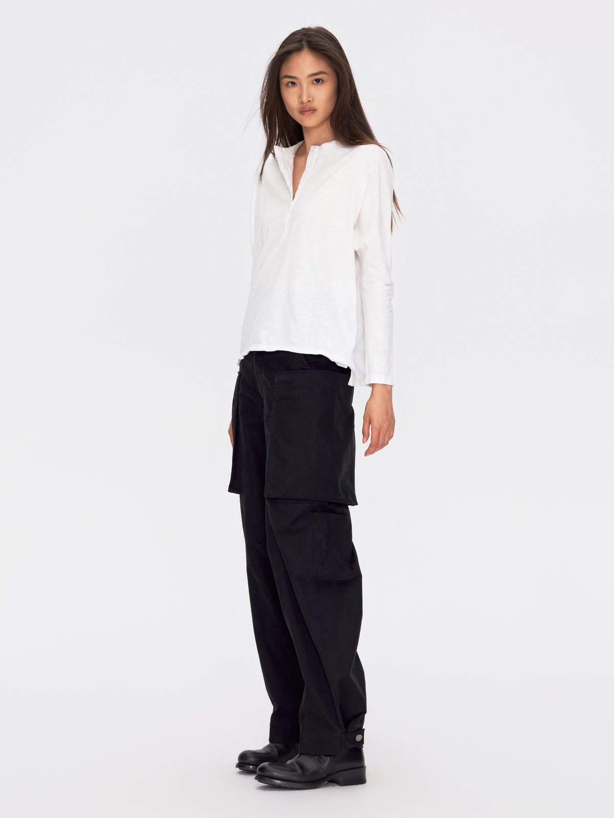 Cotton Henley Top