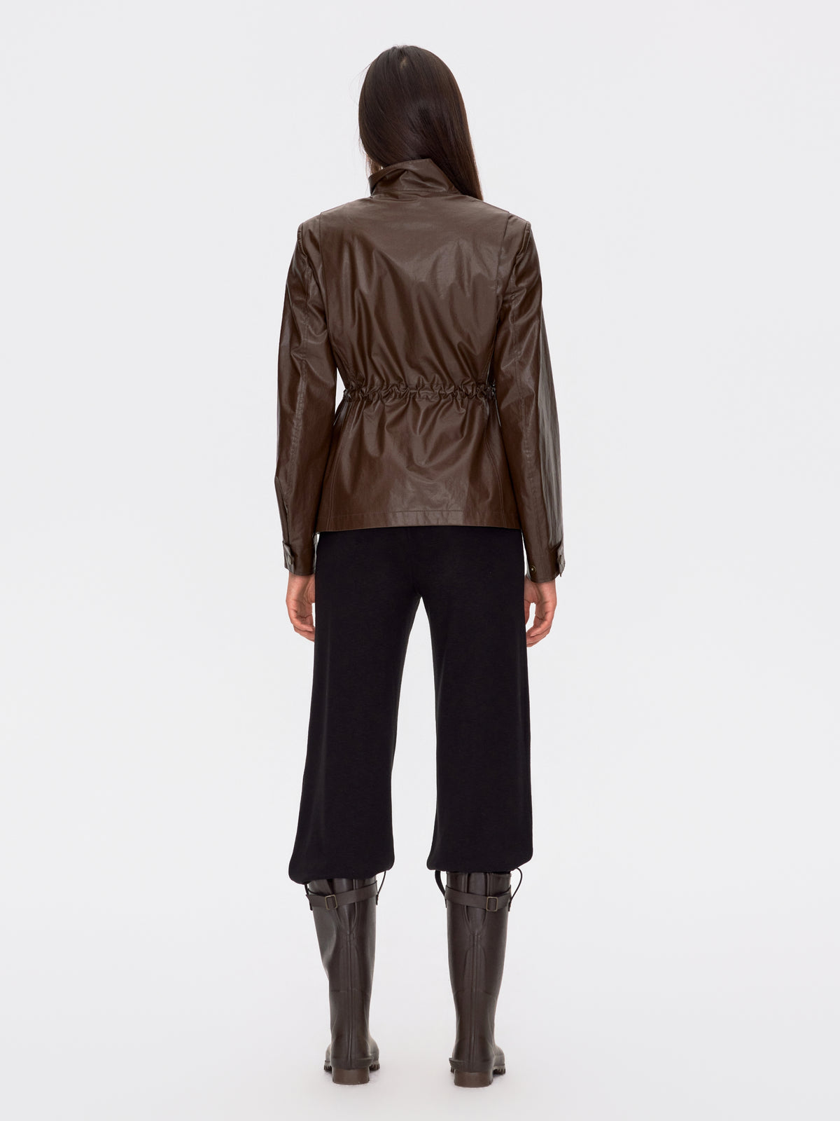 Waxed Zip Up Jacket
