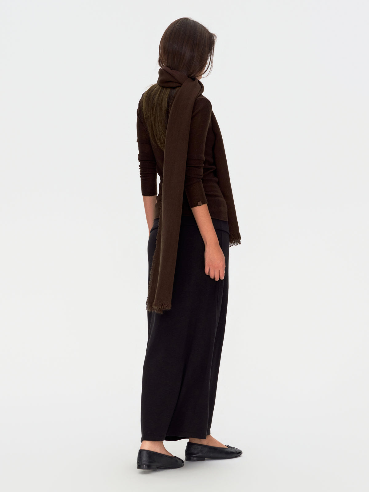 Foldover Maxi Skirt