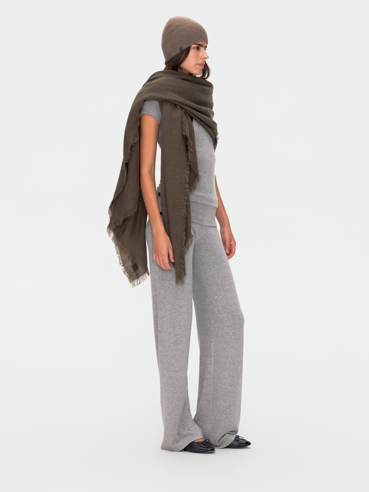 Fringed Blanket Scarf