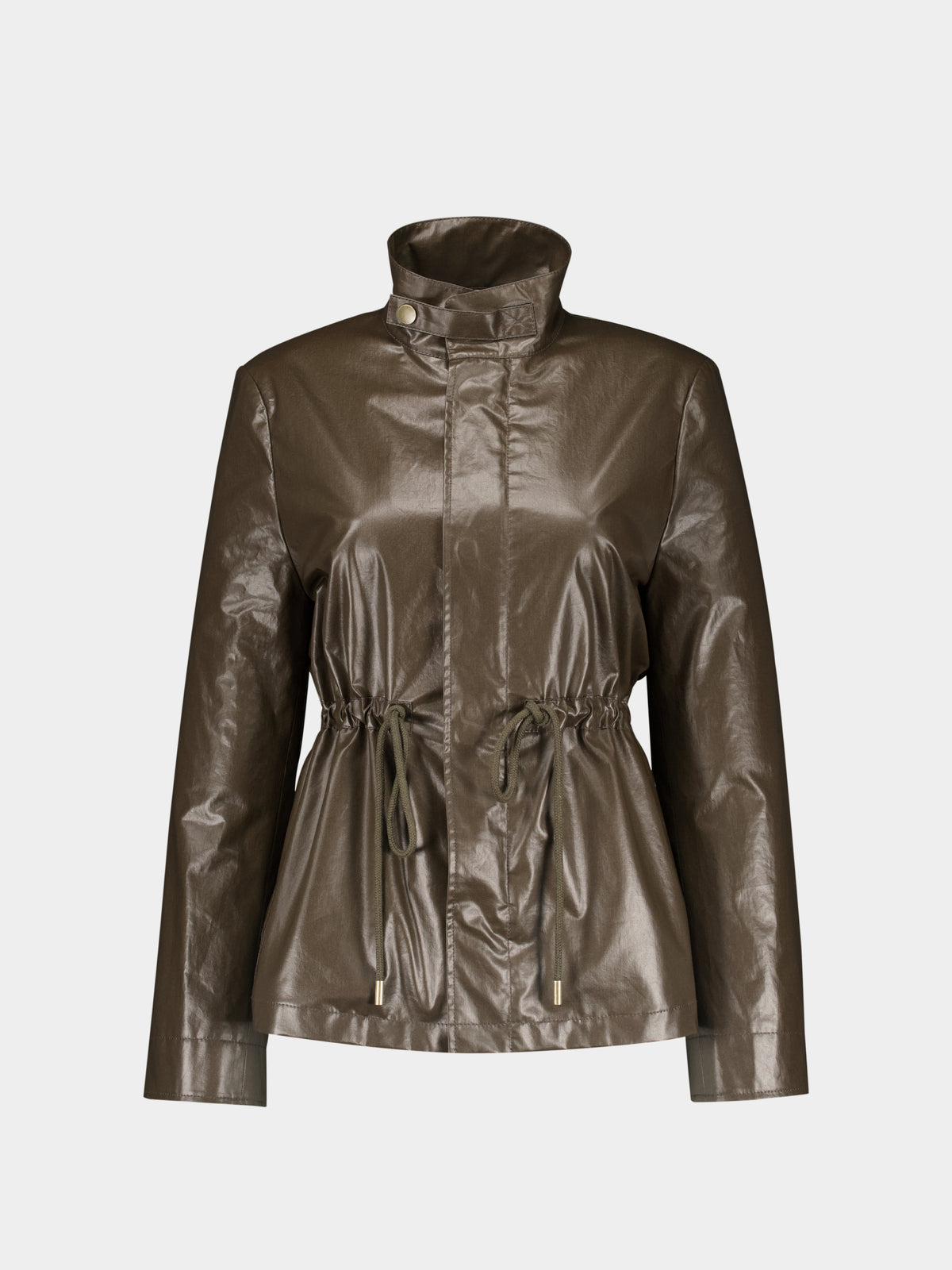 Waxed Zip Up Jacket