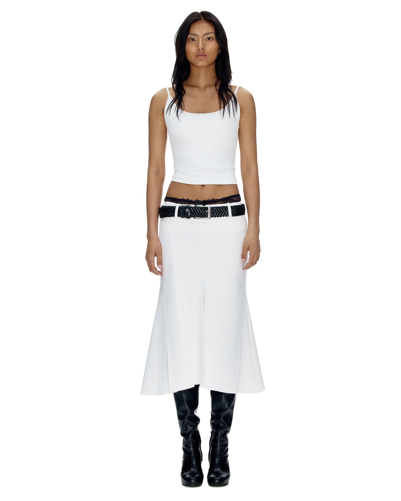 Pleated Fishtail Skirt – Fax Copy Express*