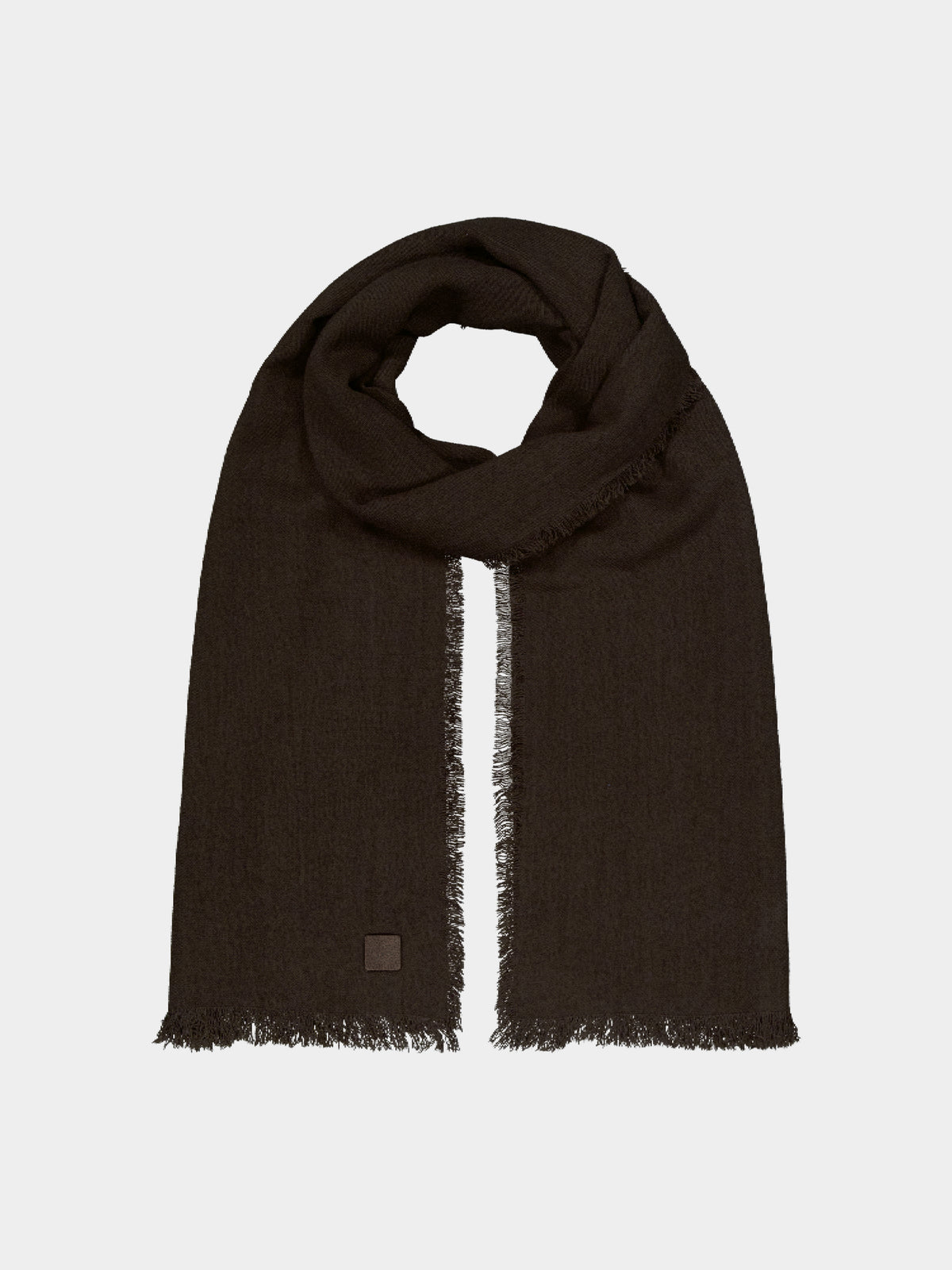 Slim Fringed Scarf