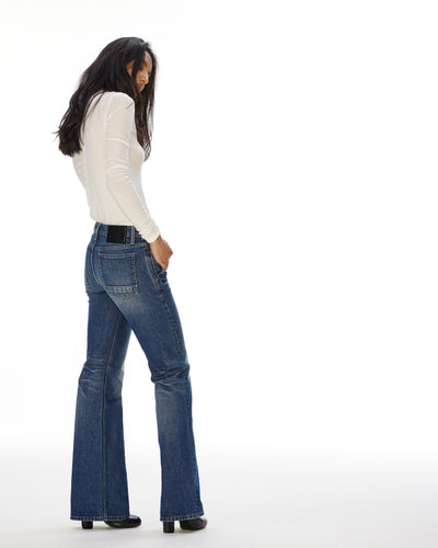 "000" Slim Flared Jeans