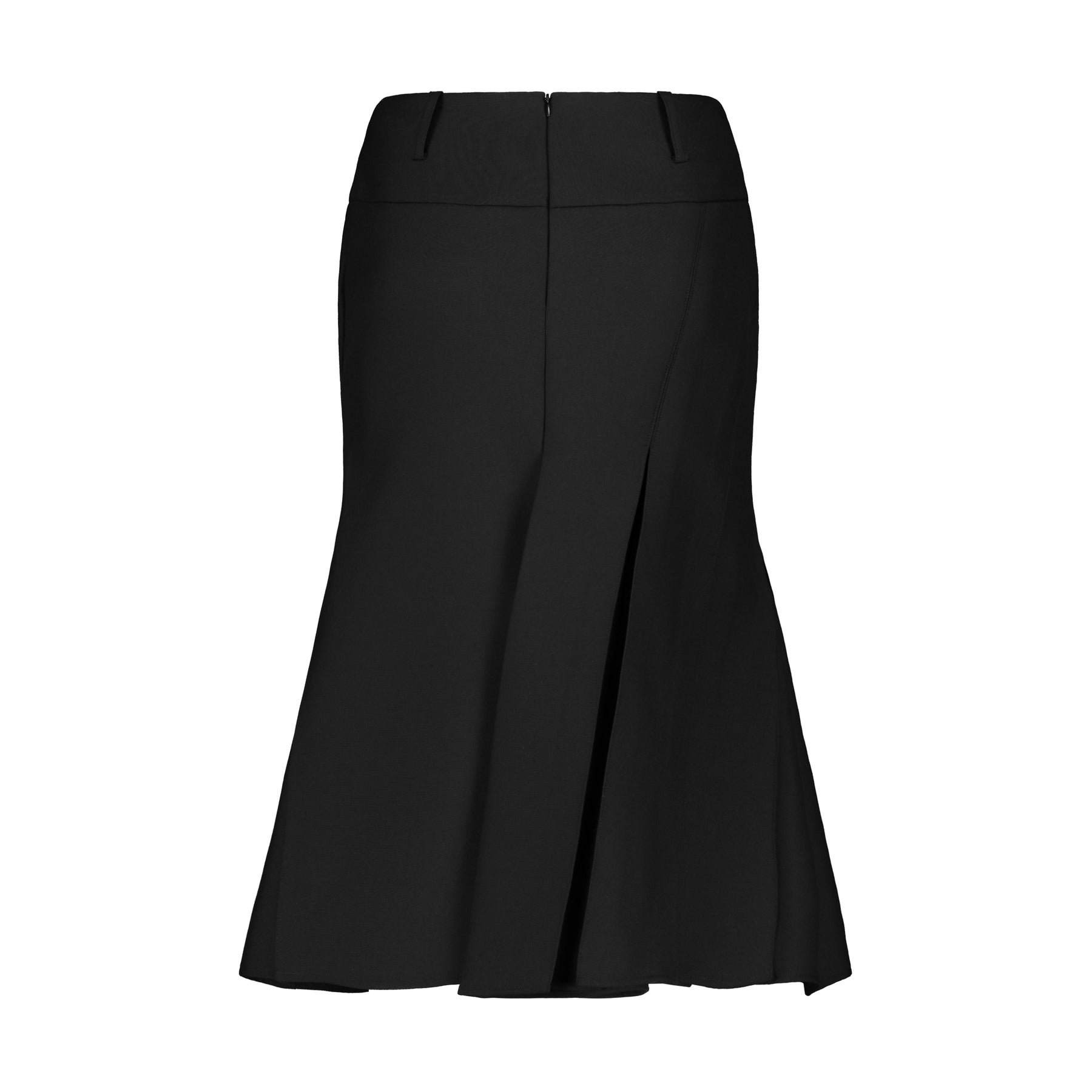 Pleated Fishtail Skirt