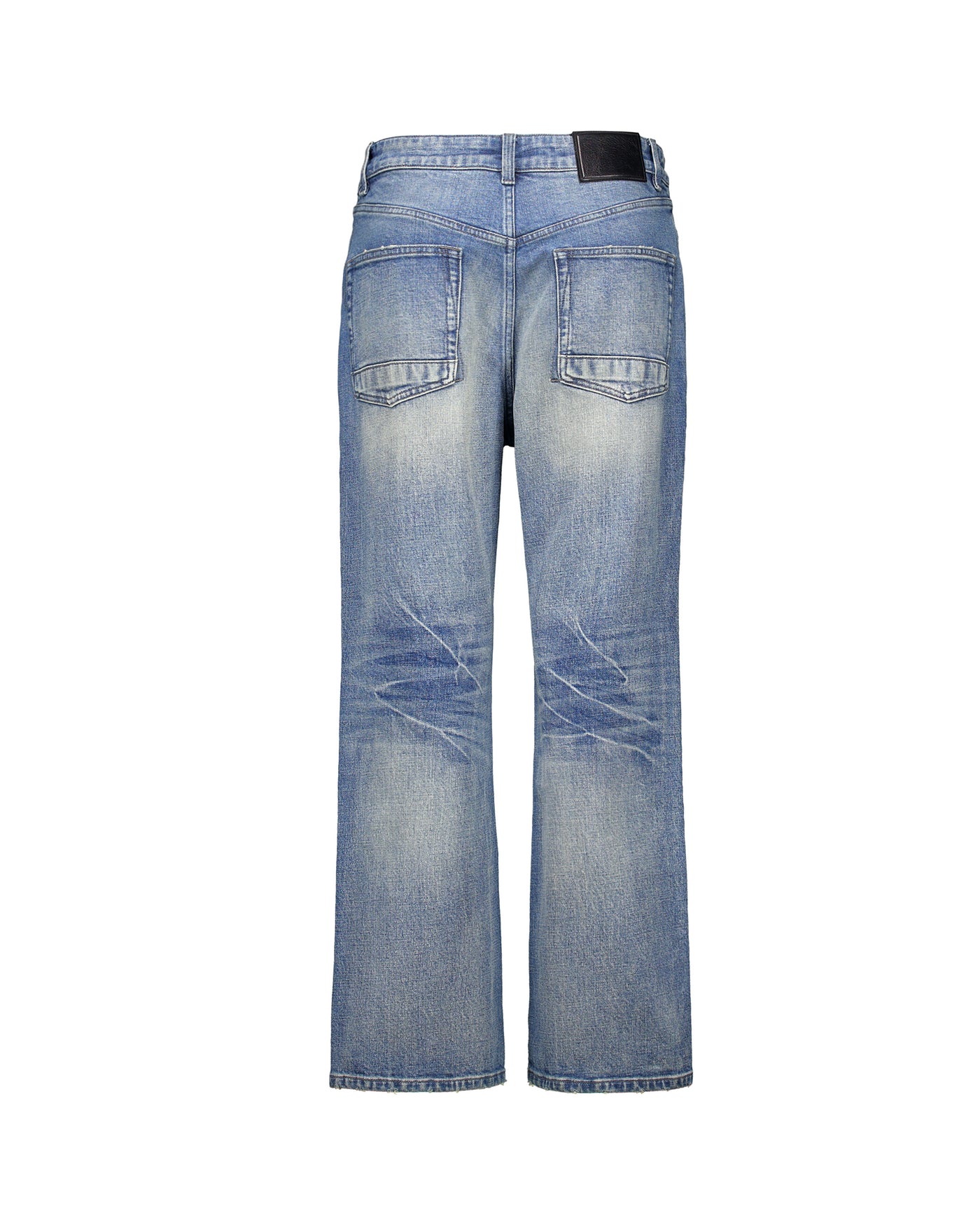 “333” Wash straight leg jeans