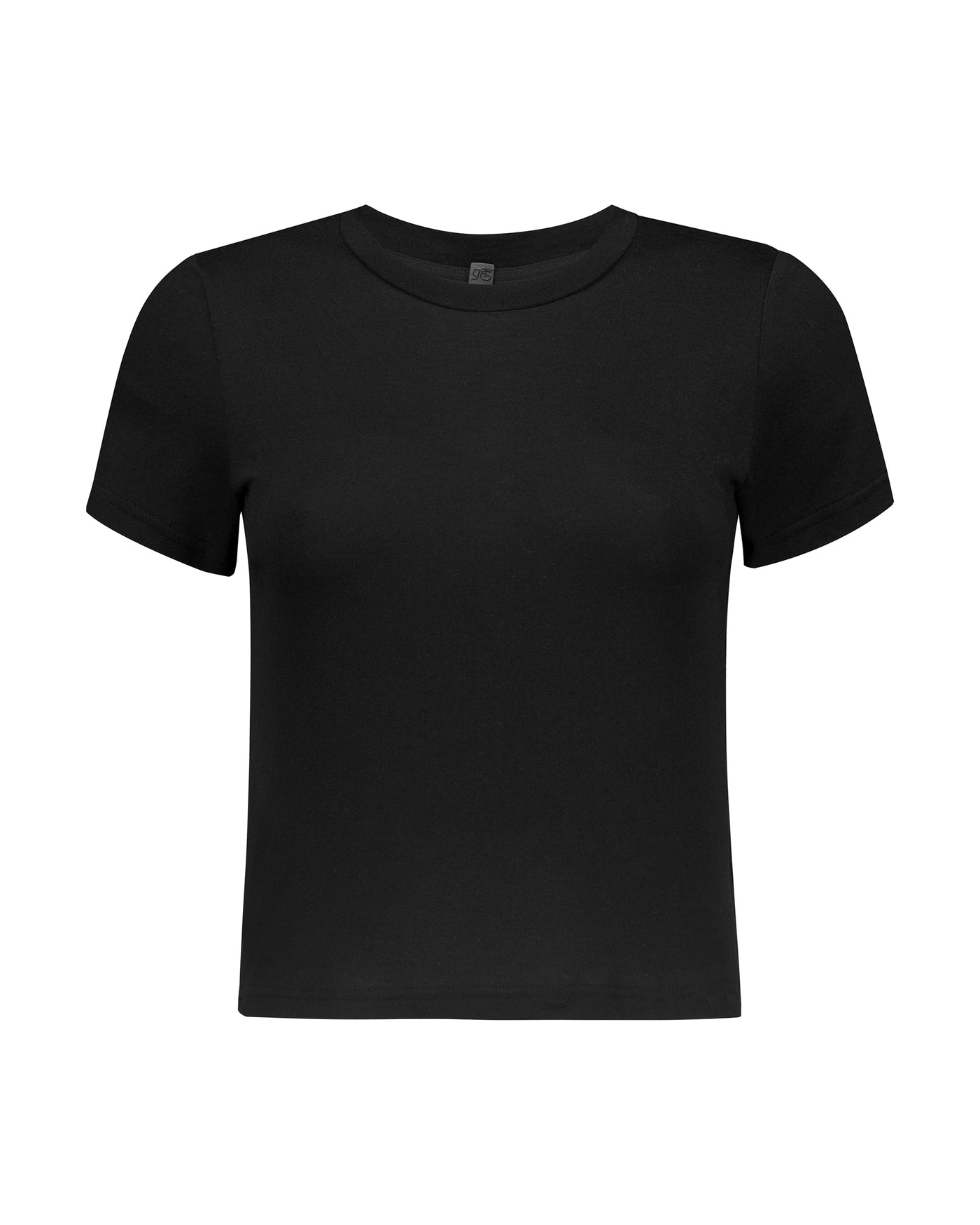 Thin T-shirt with wide neck