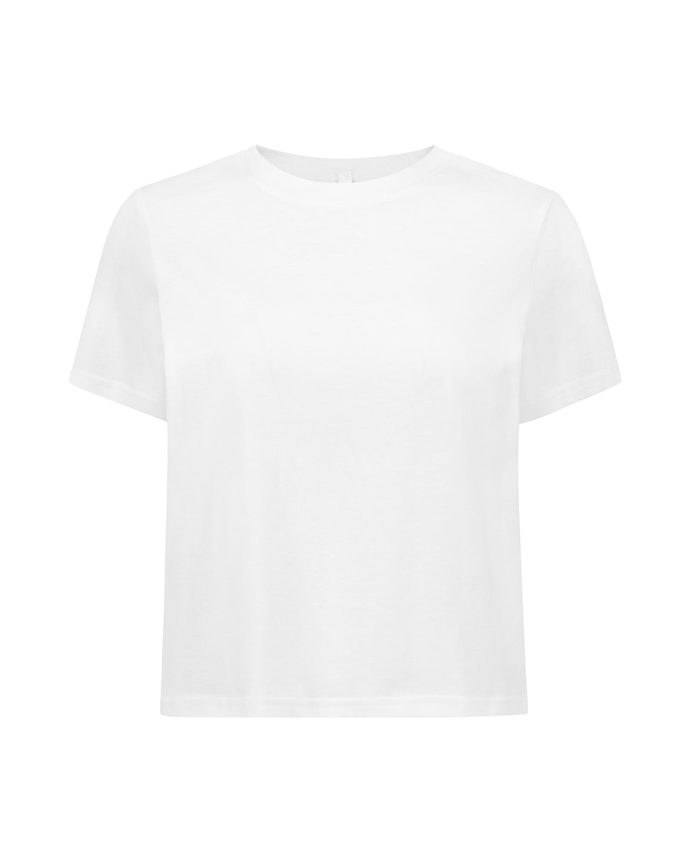 Thin T-shirt with wide neck