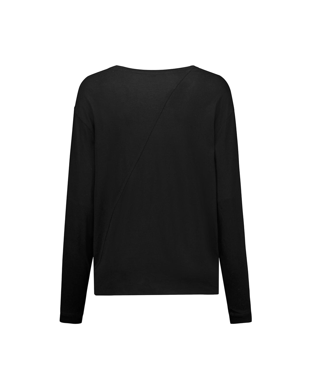 Deep V loose long sleeve T-shirt – Fax Copy Express*
