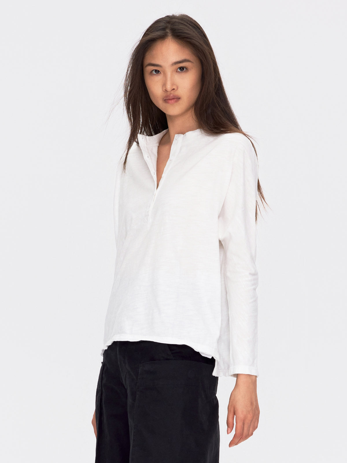 Cotton Henley Top