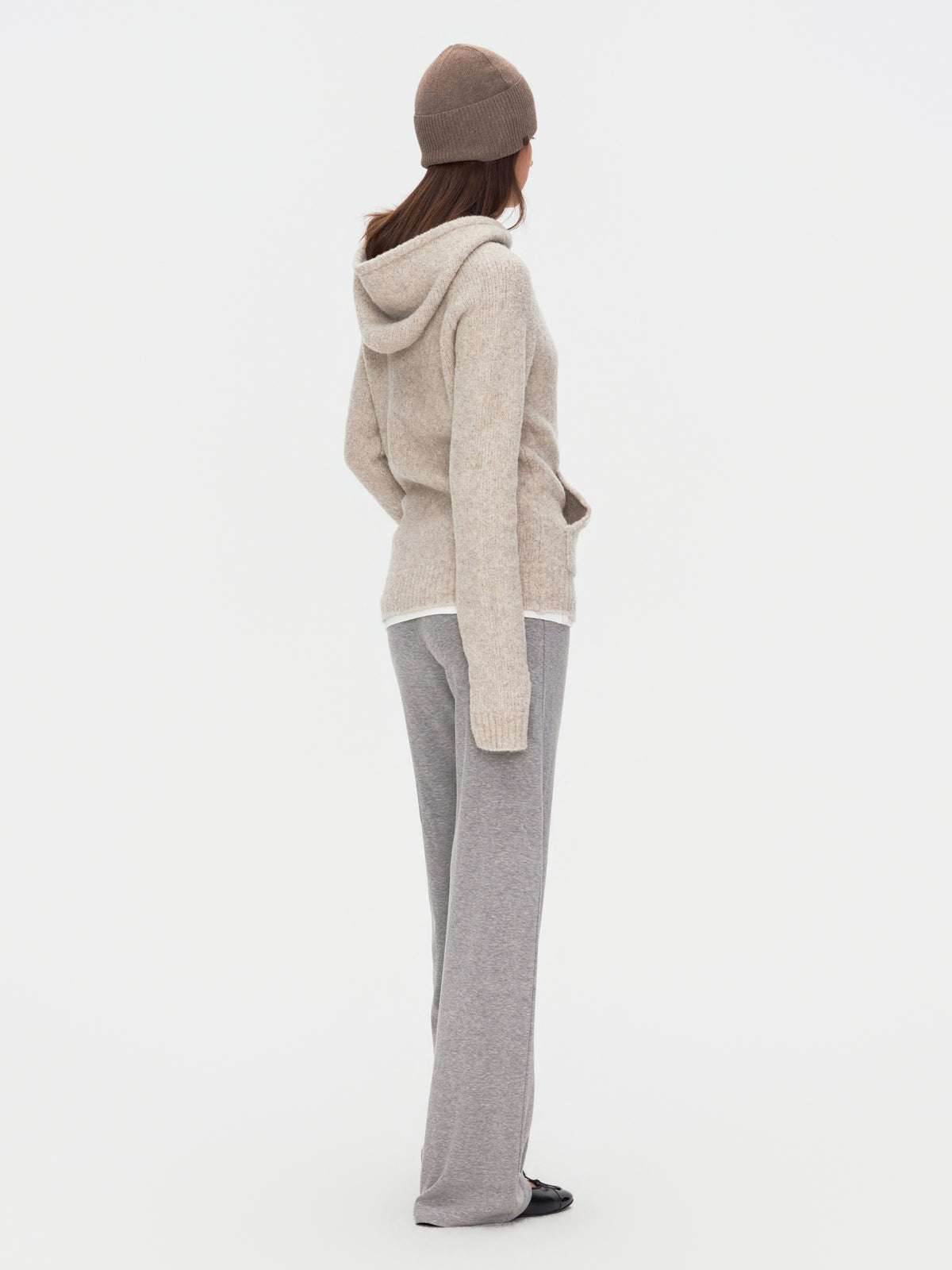 Foldover Straight Leg Trousers