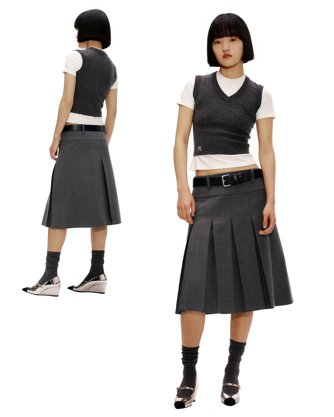 Three-sided Pleated Skirt – Fax Copy Express*