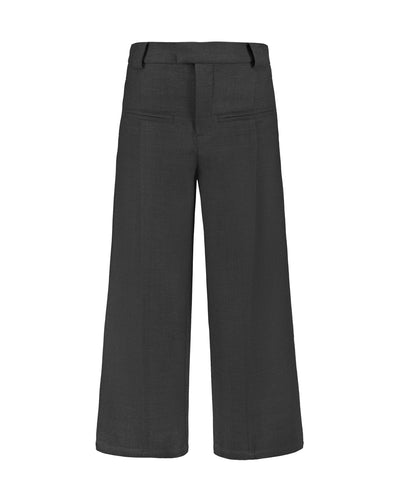 Wide-Leg Suit Pants