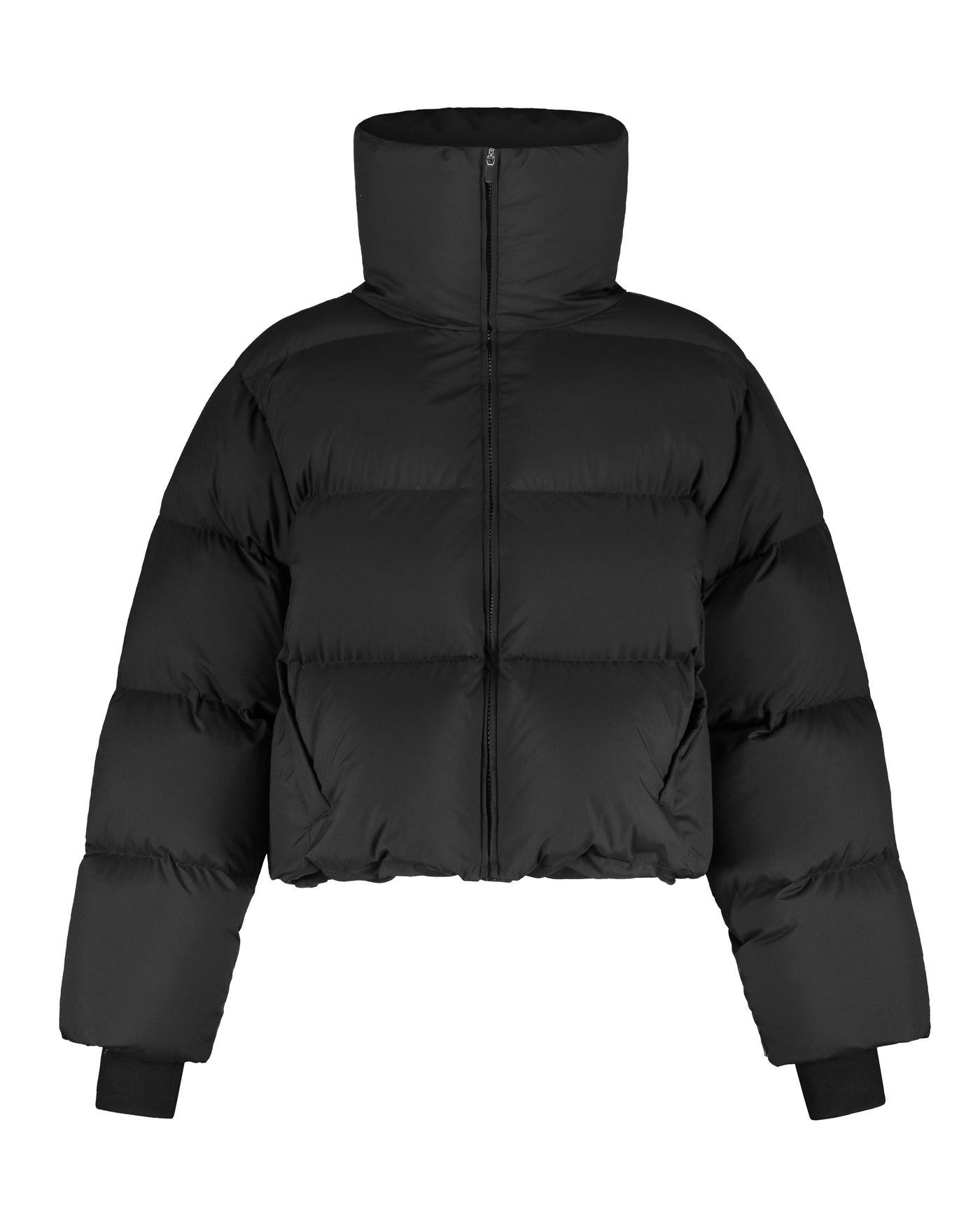 Cropped Roll-neck Puffer – Fax Copy Express*