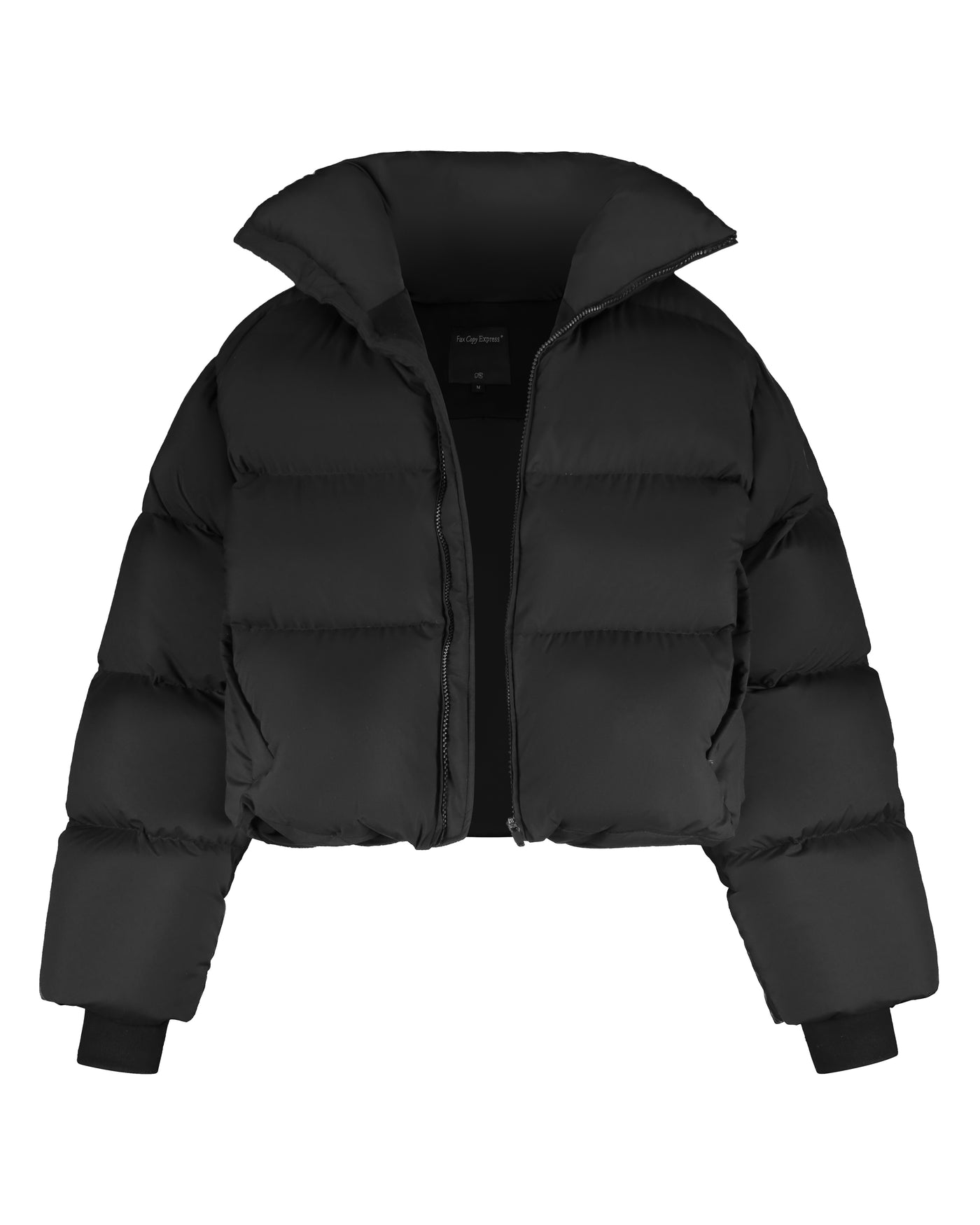 Cropped Roll-neck Puffer