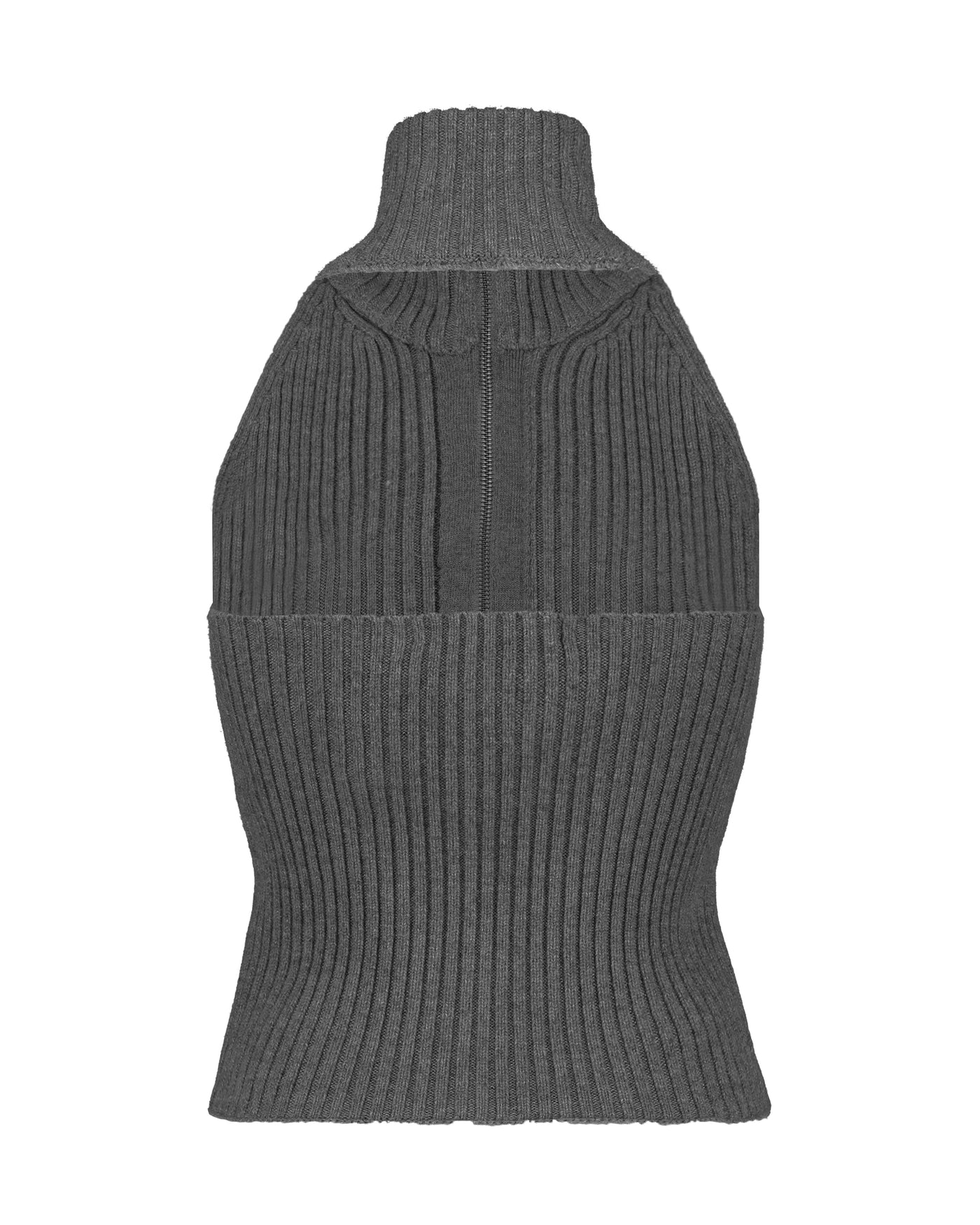 Open Back Wool Vest