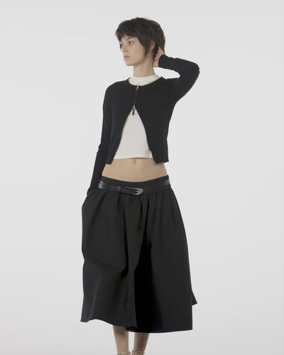 Puffy Midi-Skirt